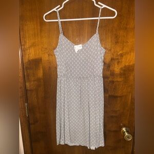 Black and White Patterned Dress